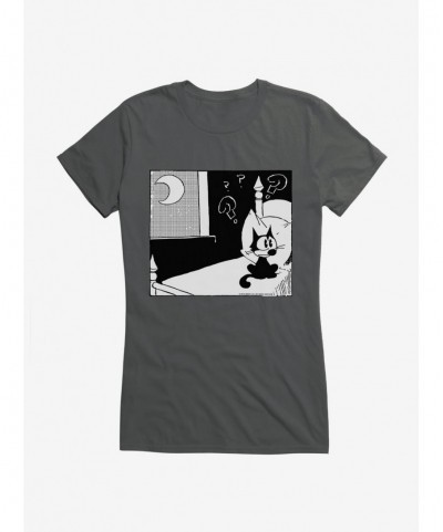 Huge Discount Felix The Cat Confused Of The Dark Girls T-Shirt $7.77 T-Shirts