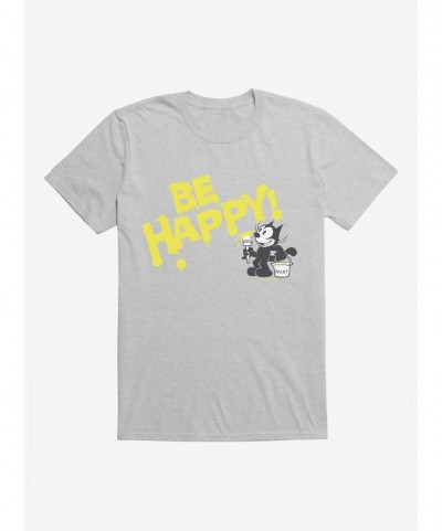 Special Felix The Cat Be Happy! Paint T-Shirt $6.69 T-Shirts