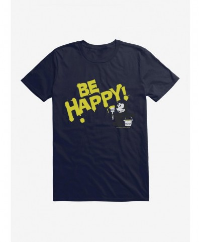 Special Felix The Cat Be Happy! Paint T-Shirt $6.69 T-Shirts