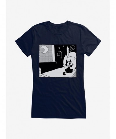 Huge Discount Felix The Cat Confused Of The Dark Girls T-Shirt $7.77 T-Shirts