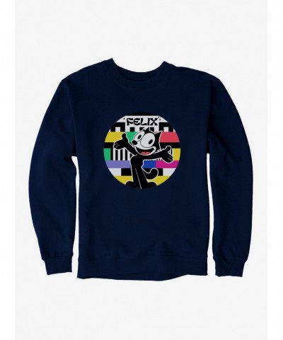 Seasonal Sale Felix The Cat 90s Graphic Sweatshirt $8.86 Sweatshirts