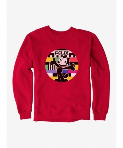 Seasonal Sale Felix The Cat 90s Graphic Sweatshirt $8.86 Sweatshirts