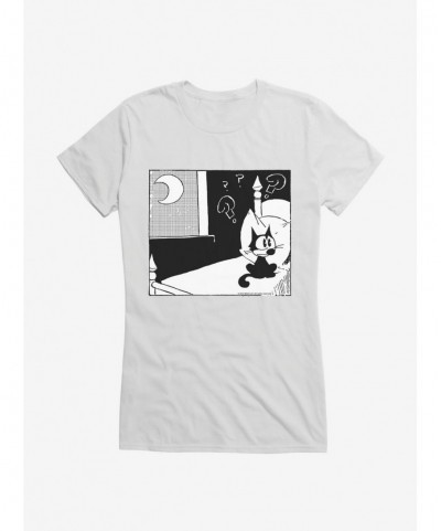 Huge Discount Felix The Cat Confused Of The Dark Girls T-Shirt $7.77 T-Shirts