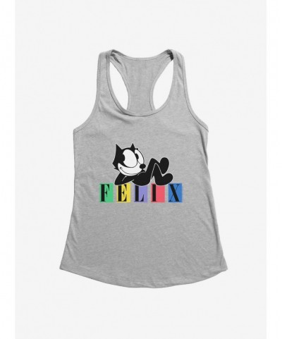 Fashion Felix The Cat Laid Back Felix Girls Tank $9.76 Tanks