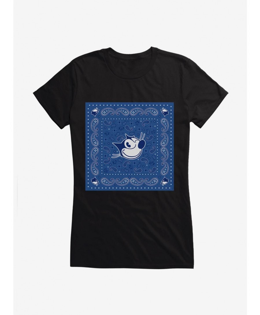 Best Deal Felix The Cat Bandana Girls T-Shirt $8.96 T-Shirts