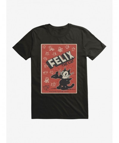 Huge Discount Felix The Cat Vintage Poster T-Shirt $9.56 T-Shirts