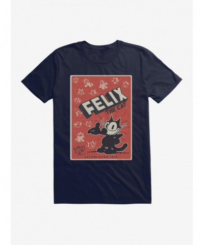 Huge Discount Felix The Cat Vintage Poster T-Shirt $9.56 T-Shirts