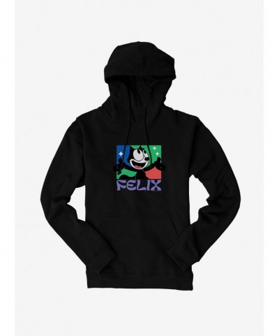 Bestselling Felix The Cat Bright Smile Felix Hoodie $14.37 Hoodies