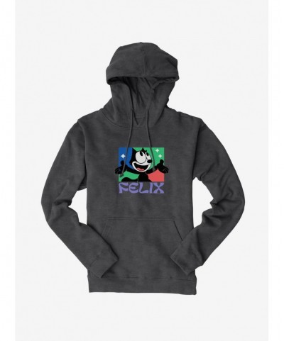 Bestselling Felix The Cat Bright Smile Felix Hoodie $14.37 Hoodies