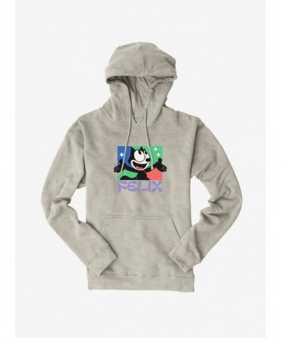 Bestselling Felix The Cat Bright Smile Felix Hoodie $14.37 Hoodies