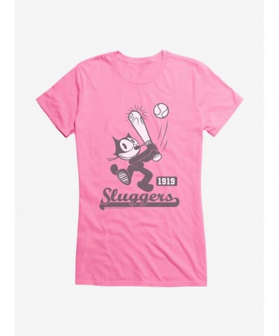 Value for Money Felix The Cat Sluggers 1919 Baseball Girls T-Shirt $8.17 T-Shirts