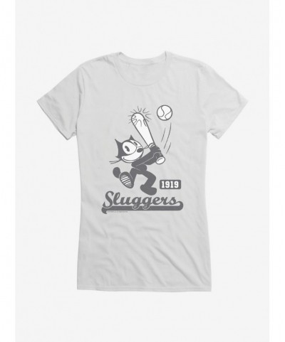 Value for Money Felix The Cat Sluggers 1919 Baseball Girls T-Shirt $8.17 T-Shirts