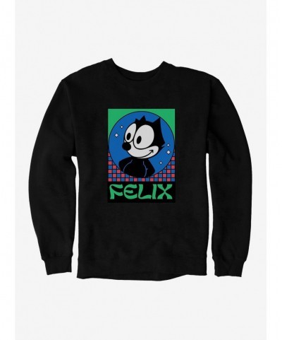 Clearance Felix The Cat Diamond Stars Sweatshirt $14.76 Sweatshirts