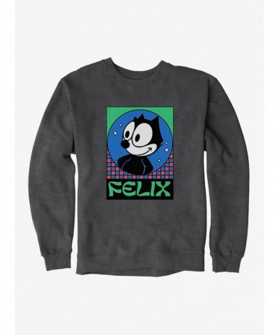 Clearance Felix The Cat Diamond Stars Sweatshirt $14.76 Sweatshirts