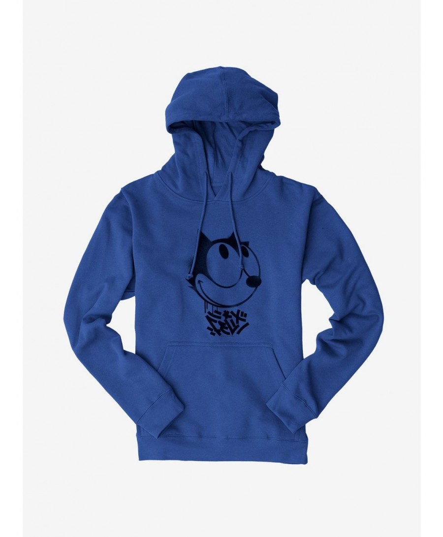 High Quality Felix The Cat Graffiti Art Smiling Felix Hoodie $12.21 Hoodies