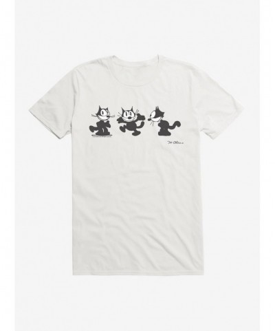 Exclusive Felix The Cat Happy Faces T-Shirt $8.22 T-Shirts