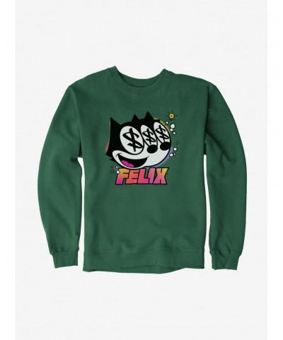 Value Item Felix The Cat Dollar Signs Sweatshirt $14.46 Sweatshirts