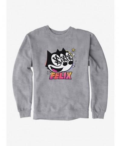 Value Item Felix The Cat Dollar Signs Sweatshirt $14.46 Sweatshirts