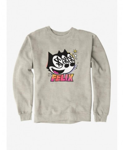 Value Item Felix The Cat Dollar Signs Sweatshirt $14.46 Sweatshirts