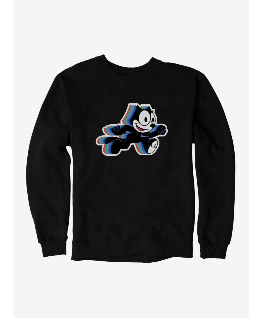 Value for Money Felix The Cat Hologram Felix Sweatshirt $11.51 Sweatshirts