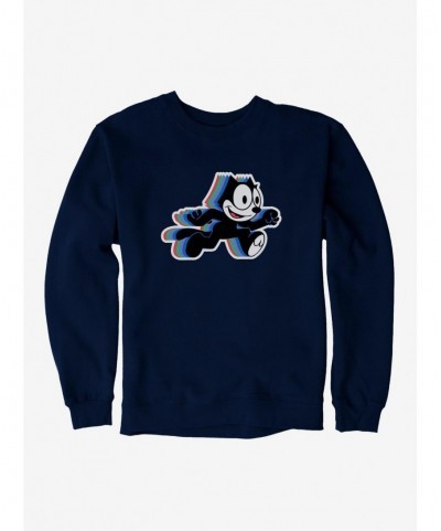 Value for Money Felix The Cat Hologram Felix Sweatshirt $11.51 Sweatshirts