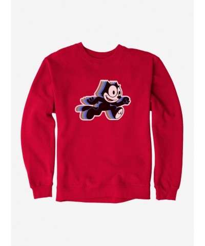 Value for Money Felix The Cat Hologram Felix Sweatshirt $11.51 Sweatshirts