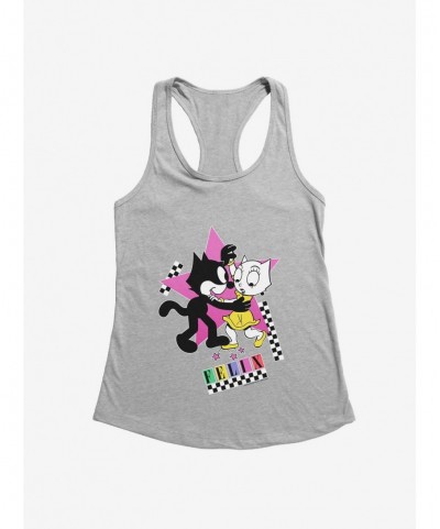 Flash Sale Felix The Cat Kitty And Felix Dancing Girls Tank $9.56 Tanks