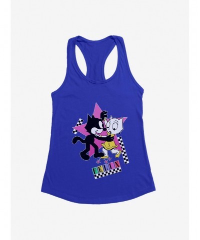 Flash Sale Felix The Cat Kitty And Felix Dancing Girls Tank $9.56 Tanks