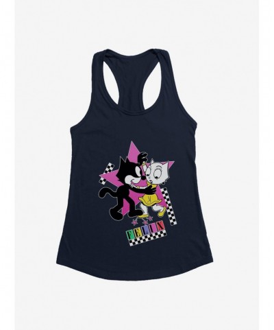 Flash Sale Felix The Cat Kitty And Felix Dancing Girls Tank $9.56 Tanks